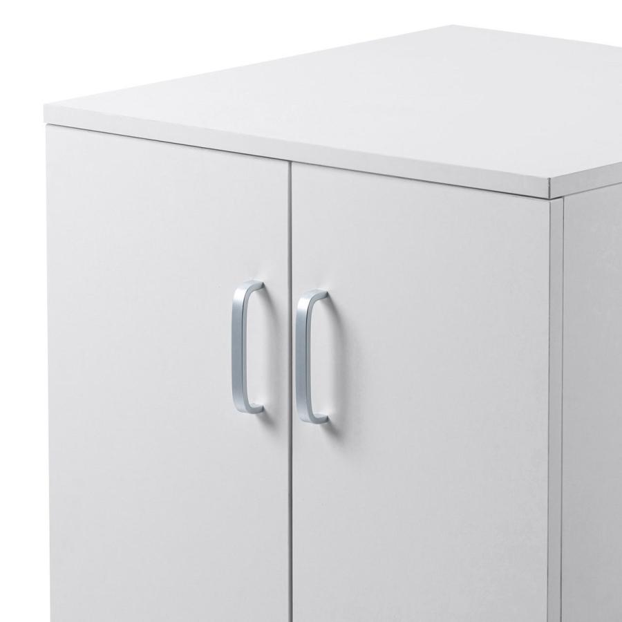 SANWA SUPPLY(サンワサプライ) 扉付きプリンタスタンド（W500ｘD500ｘH700mm）  ホワイト LPS-119W | SANWA SUPPLY | 04