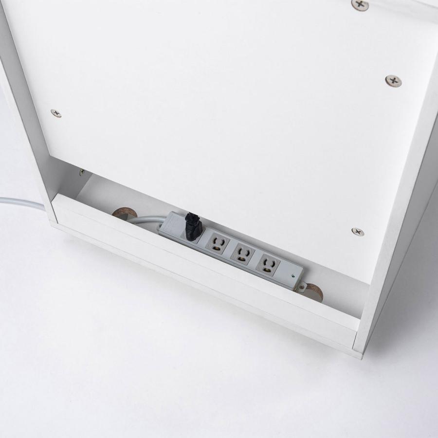 SANWA SUPPLY(サンワサプライ) 扉付きプリンタスタンド（W500ｘD500ｘH700mm）  ホワイト LPS-119W | SANWA SUPPLY | 07