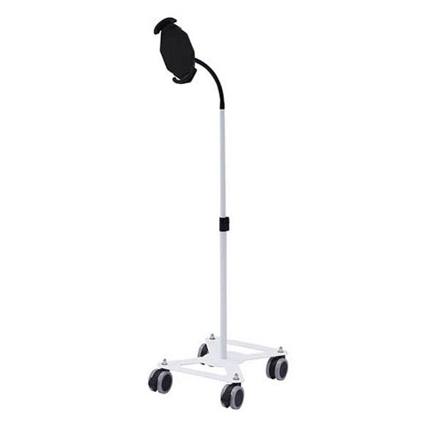 SANWA SUPPLY(サンワサプライ) タブレット／iPad対応［7〜11インチ 〜厚さ10mm］　キャスター付きスタンド　ホワイト　CR-LASTTAB16W | SANWA SUPPLY | 01