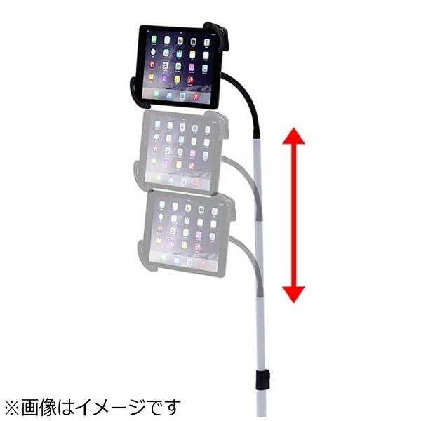 SANWA SUPPLY(サンワサプライ) タブレット／iPad対応［7〜11インチ 〜厚さ10mm］　キャスター付きスタンド　ホワイト　CR-LASTTAB16W | SANWA SUPPLY | 03