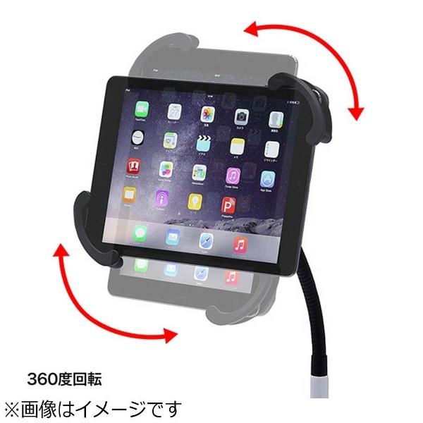 SANWA SUPPLY(サンワサプライ) タブレット／iPad対応［7〜11インチ 〜厚さ10mm］　キャスター付きスタンド　ホワイト　CR-LASTTAB16W | SANWA SUPPLY | 04