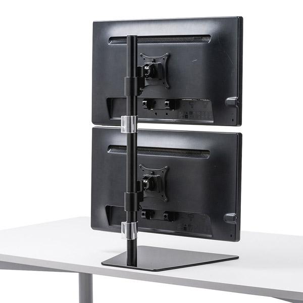 SANWA SUPPLY(サンワサプライ) 液晶モニタスタンド(上下2面) CR-LA1506BK | SANWA SUPPLY | 05