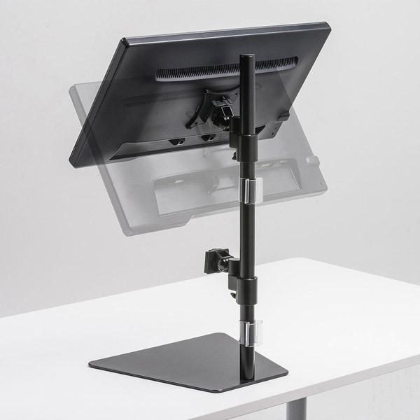 SANWA SUPPLY(サンワサプライ) 液晶モニタスタンド(上下2面) CR-LA1506BK | SANWA SUPPLY | 07