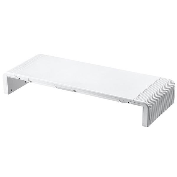 SANWA SUPPLY(サンワサプライ) 3段階横幅可変タイプ机上ラック MR-LC804W | SANWA SUPPLY | 01