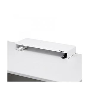 SANWA SUPPLY(サンワサプライ) モニタースタンド [W600ｘD200ｘH80mm] 電源タップ＋USB-Aハブ付 机上ラック  ホワイト MR-LC202WN | SANWA SUPPLY