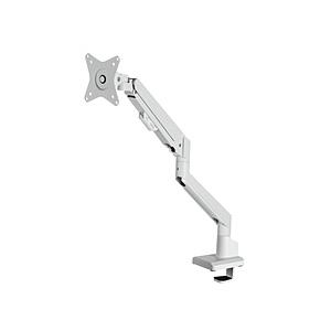 SANWA SUPPLY(サンワサプライ) モニターアーム [1画面 /17〜32インチ] ガススプリング式・薄型ショートクランプ  ホワイト CR-LAC1403W | SANWA SUPPLY