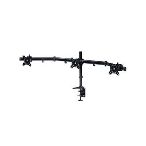 SANWA SUPPLY(サンワサプライ) モニターアーム [3画面 /〜27インチ] 横並び  ブラック CR-LAC312BK | SANWA SUPPLY