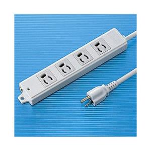 SANWA SUPPLY(サンワサプライ) 工事物件タップ（3P・4個口・5m）　TAP-KE4-5 【864】 | SANWA SUPPLY