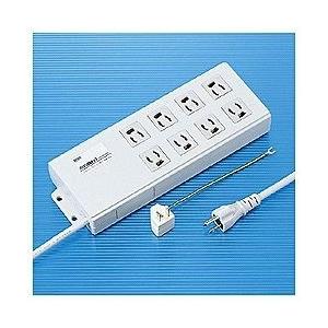 SANWA SUPPLY(サンワサプライ) TAP-RE2MN （パソコン連動タップ/3P/8個口/2m） | SANWA SUPPLY