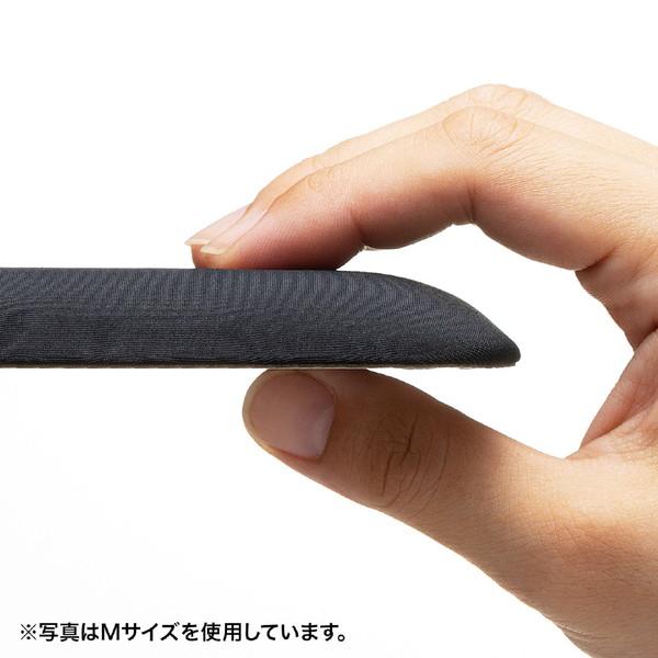 SANWA SUPPLY(サンワサプライ) 薄型リストレスト（Sサイズ2枚入り） TOK-ERG6BK-S | SANWA SUPPLY | 02