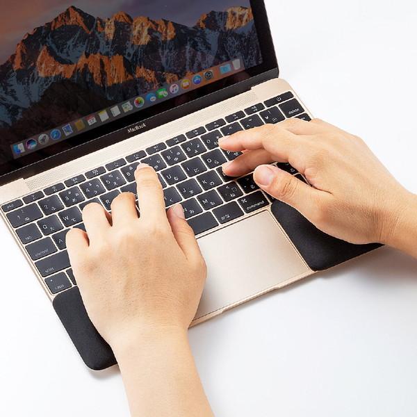 SANWA SUPPLY(サンワサプライ) 薄型リストレスト（Sサイズ2枚入り） TOK-ERG6BK-S | SANWA SUPPLY | 04