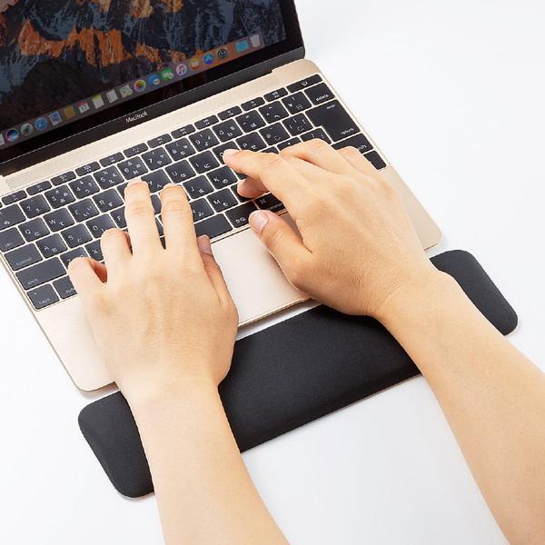 SANWA SUPPLY(サンワサプライ) 薄型リストレスト（Mサイズ） TOK-ERG6BK-M | SANWA SUPPLY | 04