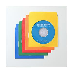 SANWA SUPPLY(サンワサプライ) DVD・CDペーパースリーブケース（100枚入・ミックスカラー） FCD-PS100MXN | SANWA SUPPLY