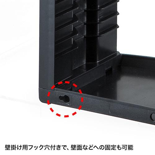 SANWA SUPPLY(サンワサプライ) 組立て式CDラック（ブラック） FCD-CB26BK 【864】 | SANWA SUPPLY | 03