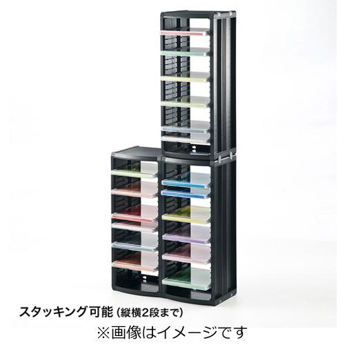 SANWA SUPPLY(サンワサプライ) 組立て式CDラック（ブラック） FCD-CB26BK 【864】 | SANWA SUPPLY | 07