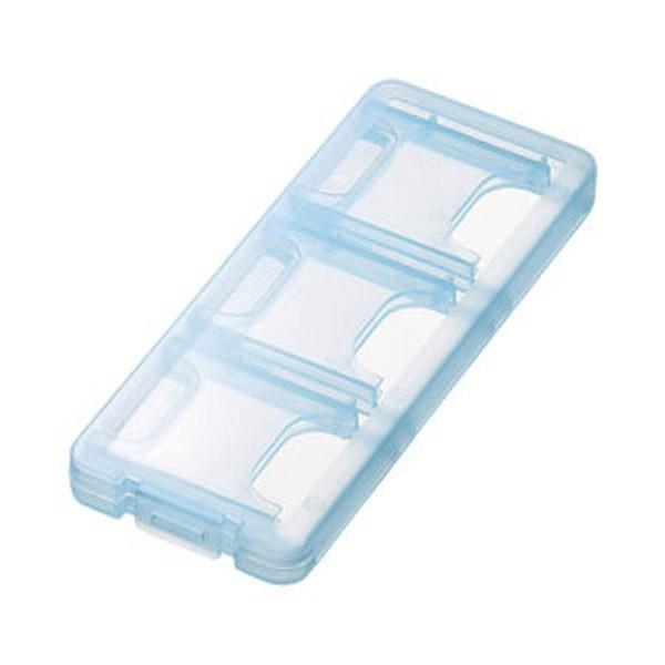 SANWA SUPPLY(サンワサプライ) SDカードケース（6枚収納）（クリアブルー）FC-MMC23SDCBL | SANWA SUPPLY | 02