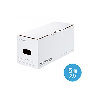 SANWA SUPPLY(サンワサプライ) CD対応 マルチ収納ボックスケース 30枚収納×5   FCD-MT5W | SANWA SUPPLY