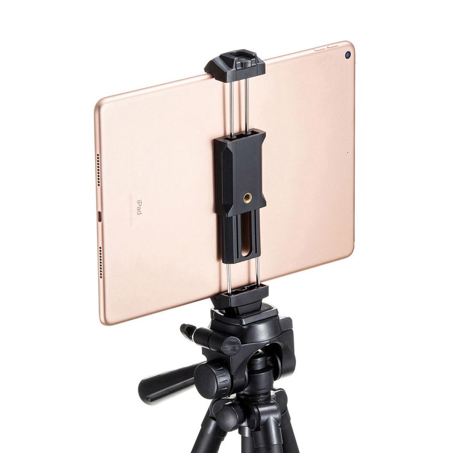 SANWA SUPPLY(サンワサプライ) タブレットPC / スマホ用［〜幅60〜180mm、厚み12mm］ 三脚ホルダー   DG-CAM25 | SANWA SUPPLY | 02