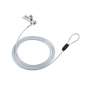 SANWA SUPPLY(サンワサプライ) シリンダ＋ダイヤル錠対応セキュリティワイヤー   SL-88 | SANWA SUPPLY