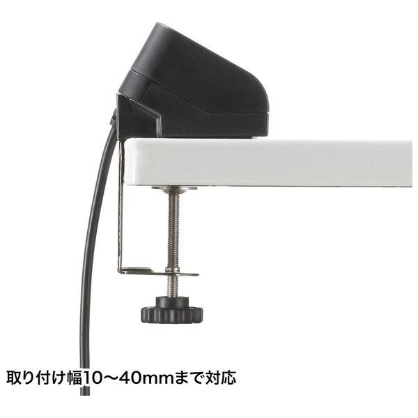 SANWA SUPPLY(サンワサプライ) クランプ式USB充電器（TypeC1ポート+USB3ポート・ブラック） ACA-IP51BK | SANWA SUPPLY | 03