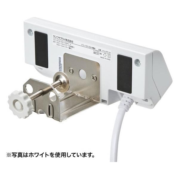 SANWA SUPPLY(サンワサプライ) クランプ式USB充電器（TypeC1ポート+USB3ポート・ブラック） ACA-IP51BK | SANWA SUPPLY | 04