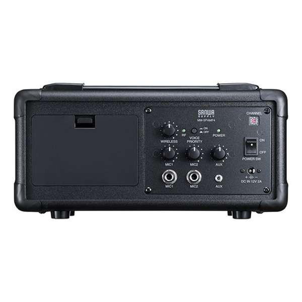 SANWA SUPPLY(サンワサプライ) ワイヤレスマイク付き拡声器スピーカー　MM-SPAMP4 | SANWA SUPPLY | 04