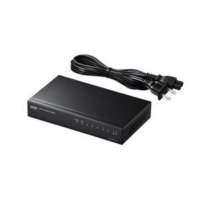 SANWA SUPPLY(サンワサプライ) LAN-GIGAH5L　Giga対応スイッチングハブ 5ポート ループ検知機能付 | SANWA SUPPLY