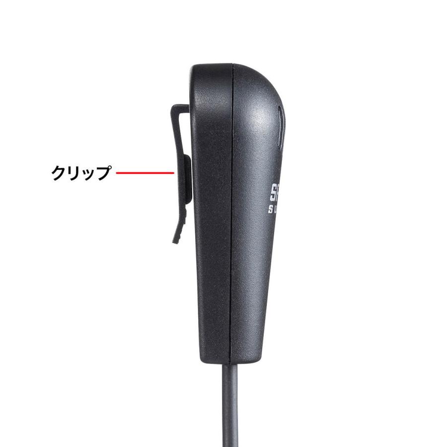 SANWA SUPPLY(サンワサプライ) MM-MCF03BK PCマイク   ［φ3.5mmミニプラグ］ | SANWA SUPPLY | 04