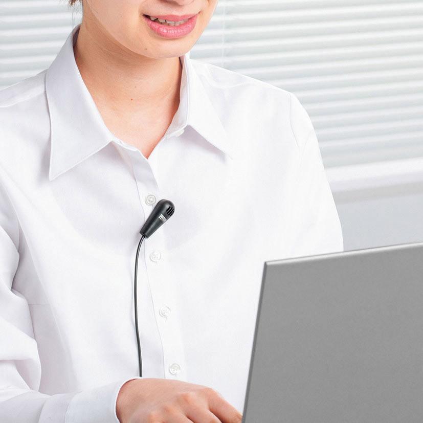 SANWA SUPPLY(サンワサプライ) MM-MCF03BK PCマイク   ［φ3.5mmミニプラグ］ | SANWA SUPPLY | 06