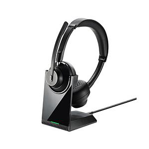 SANWA SUPPLY(サンワサプライ) ヘッドセット   MM-BTSH70BK ［ワイヤレス（Bluetooth＋USB） /両耳 /ヘッドバンドタイプ］ | SANWA SUPPLY