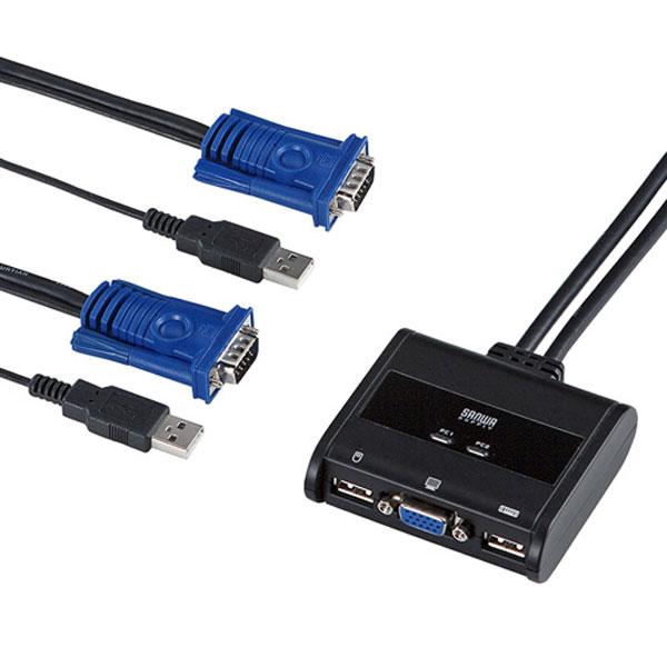 SANWA SUPPLY(サンワサプライ) SW-KVM2UUN　パソコン自動切替器(2:1) | SANWA SUPPLY | 03