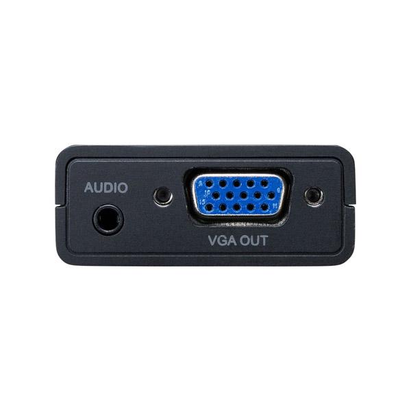 SANWA SUPPLY(サンワサプライ) HDMI信号VGA変換コンバーター  ブラック VGA-CVHD6 ［1入力 /1出力 /自動］ | SANWA SUPPLY | 02