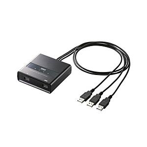 SANWA SUPPLY(サンワサプライ) パソコン切替器 キーボード・マウス用(Mac/Windows11対応)  SW-KM3UU ［3入力 /1出力 /手動］ | SANWA SUPPLY