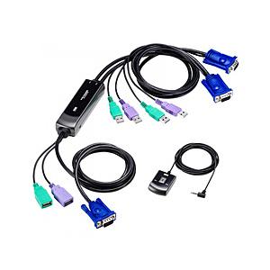 SANWA SUPPLY(サンワサプライ) パソコン切替器 手元スイッチ付き(Mac/Win)  SW-KVM2WVUN2 ［2入力 /1出力 /自動］ | SANWA SUPPLY