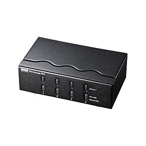 SANWA SUPPLY(サンワサプライ) VGA切替器 (Mac/Win)  SW-EV4N2 ［4入力 /1出力 /手動］ | SANWA SUPPLY