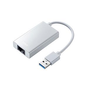 SANWA SUPPLY(サンワサプライ) LAN変換アダプタ [USB-A オス→メス LAN /USB-A] 1Gbps対応 ホワイト USB-CVLAN3WN | SANWA SUPPLY