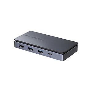 ［USB-C オス→メス HDMIｘ2 / LAN / USB-Aｘ3 / USB-Cｘ2］USB PD対応 100W ドッキングステーション   USB-CVDK15 ［USB Power Delivery対応］ | SANWA SUPPLY