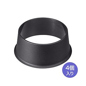 SANWA SUPPLY(サンワサプライ) 障害除けキャスターカバー [100mm用 /4個]  ブラック SNC-COVER3 | SANWA SUPPLY