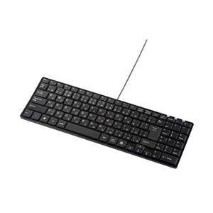 SANWA SUPPLY(サンワサプライ) 有線キーボード［USB 1.5m・Win］　静音スリム （102キー・ブラック）　SKB-SL19BK | SANWA SUPPLY