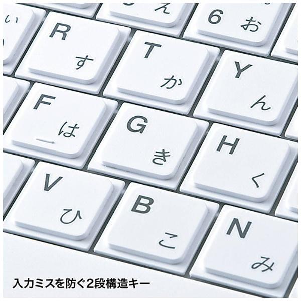 SANWA SUPPLY(サンワサプライ) SKB-SL18WN 有線キーボード［USB 1.5m・Win］　静音スリム （85キー・ホワイト） | SANWA SUPPLY | 02