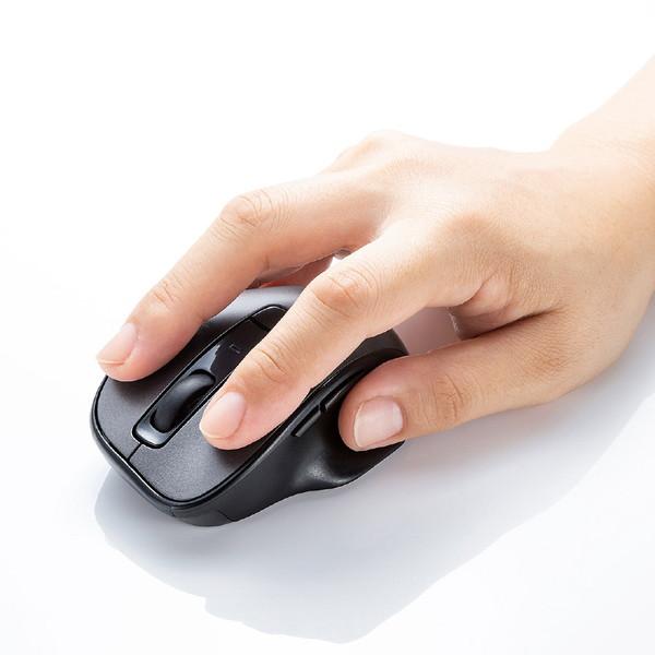 SANWA SUPPLY(サンワサプライ) MA-WBL134GM　ワイヤレスブルーLEDマウス [USB-A/2+2ボタン/ガンメタ] | SANWA SUPPLY | 01