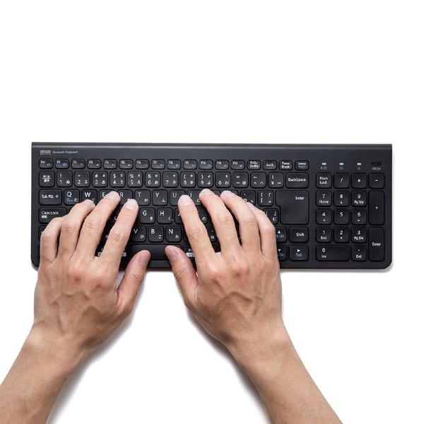 SANWA SUPPLY(サンワサプライ) Bluetoothスリムキーボード SKB-BT31BK | SANWA SUPPLY | 03