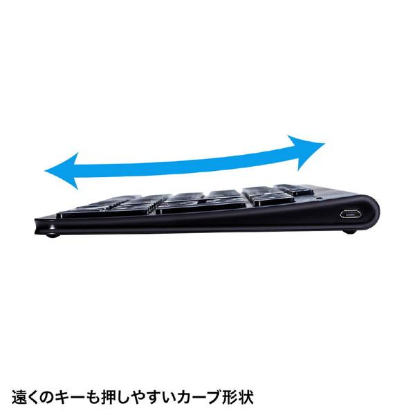 SANWA SUPPLY(サンワサプライ) ワイヤレススリムキーボード SKB-WL31BK | SANWA SUPPLY | 05