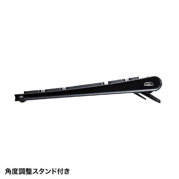 SANWA SUPPLY(サンワサプライ) ワイヤレススリムキーボード SKB-WL31BK | SANWA SUPPLY | 06