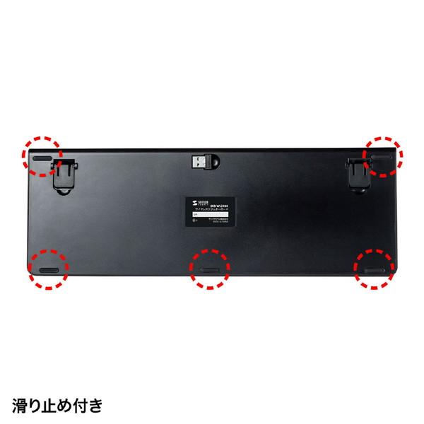 SANWA SUPPLY(サンワサプライ) ワイヤレススリムキーボード SKB-WL31BK | SANWA SUPPLY | 07
