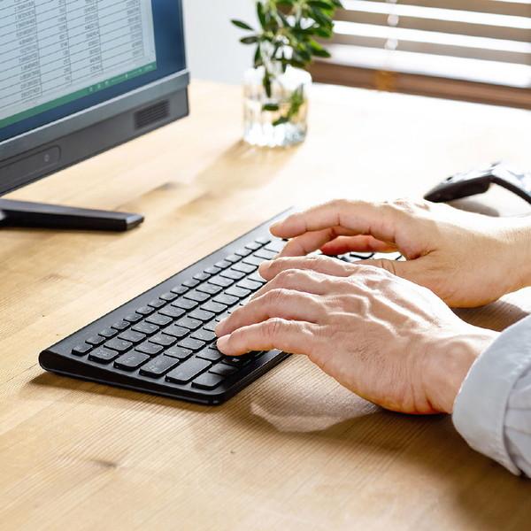 SANWA SUPPLY(サンワサプライ) ワイヤレススリムキーボード SKB-WL31BK | SANWA SUPPLY | 09