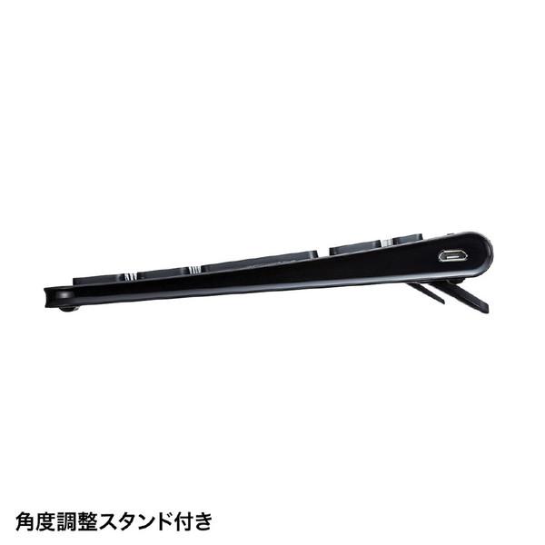 SANWA SUPPLY(サンワサプライ) ワイヤレススリムキーボード SKB-WL32BK [USB /ワイヤレス] | SANWA SUPPLY | 06