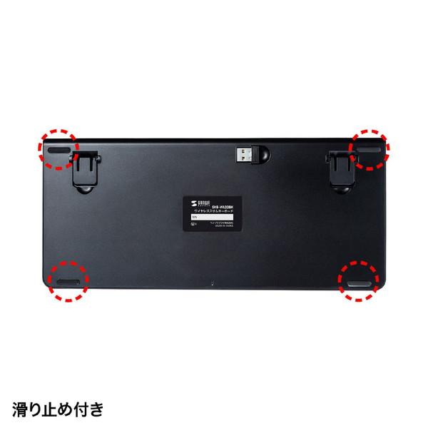 SANWA SUPPLY(サンワサプライ) ワイヤレススリムキーボード SKB-WL32BK [USB /ワイヤレス] | SANWA SUPPLY | 07