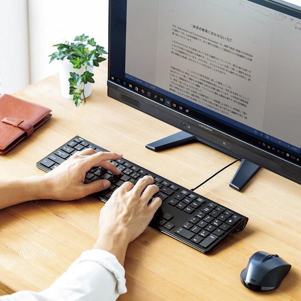 SANWA SUPPLY(サンワサプライ) キーボード  ブラック SKB-SL33BK ［有線 /USB］ | SANWA SUPPLY | 06