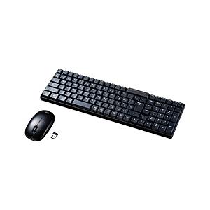 SANWA SUPPLY(サンワサプライ) キーボード・マウスセット ブラック SKB-WL34SETBK ［USB /ワイヤレス］ [振込不可][代引不可] | SANWA SUPPLY